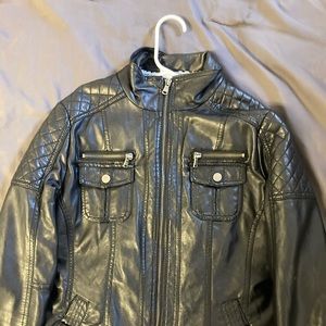 Vegan leather jacket